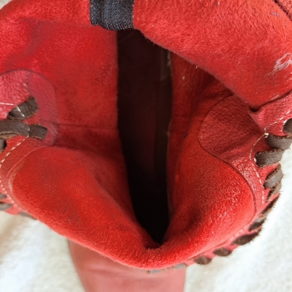 𝅺Vera Gomma women's booties leather Via Roma size EU 38 Made Italy - Picture 10 of 11